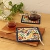 Intruz Set Of 2 Pot Holders with Multi colour