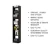 Hexa Engineered Wood Bookshelf Multipurpose Storage Rack in Slate Grey Colour