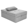 Evenie 1 Seater Pull Out Sofa cum Bed  in Grey Colour