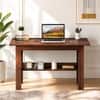 Spydercraft Spacio Modern Study Table in Columbian Walnut Finish