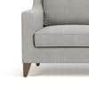 Abbey 1 Seater Fabric Sofa in Vapour Grey Colour