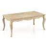 Helena Rectangular Solid Wood Coffee Table In White Finish