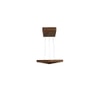 Trine Brown Solid Wood Single Hanging Light