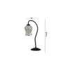 Multicolor Mosaic Glass Curvy Table lamp with Iron Base (EN18)