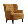 Brogen Fabric Accent Chair in Yellow Colour