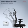 Veritas High Back Mesh Office Chair with Headrest in Black Colour