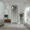 Full-Length Bedroom Dressing Mirror with frame Adjustable LED Standing Mirror