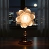 Gold Halo Flower Lamp for Gift Purpose