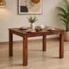 Emeril Solid Wood 4 Seater Dining Table in Honey Finish