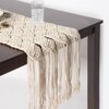 Macrame Panel Fringed Table runner