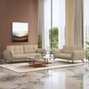 Vetra 2 Seater Leather Sofa In Pebble Colour