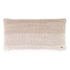 Ombre Moss Knit Beige  And Ivory Cushion Cover 12X20 Inches