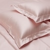 Stoa Paris Satin Pillow Covers,  Premium Plain Pillow Cover Set of 2, 68L x 45W cms - Blushing Pink