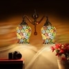 Devansh Metal Electric Wall Light in Multi Colour with Multi Shade Count of 2 Lights