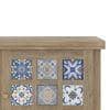 Azul Solid Wood TV Unit in Brushed Bali Oak Finish