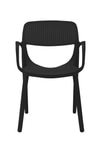 Kepler Brooks Vola Cafeteria Dining Chair in Black Colour