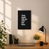 The Castle Decor Only Dead Fish Go With The Flow Wall Art 8x12 Inch