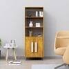 Hexa Engineered Wood Bookshelf Multipurpose Storage Rack in Giant Wood Colour