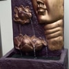 Gold Wine Buddha Face Wall Water Fountain For Home