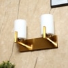 Eliante Modern Wall Lights Mild Steel & Glass Material Antique & White Finish
