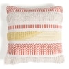 Pattern Party Red Cotton Cushion Cover
