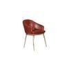 Tyson Leather Dining Chair in Multicolor