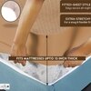 Premium Terry Polyester Fabric Waterproof Mattress Light Brown Double 78X83