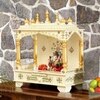 D'Dass Sheesham and Mdf Wooden Home Temple For Pooja Mandir For Home
