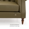 Fairmont 3 Seater Leatherette Sole in Olive Green Colour