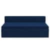 Marteen 3 Seater Velvet Pull Out Sofa Cum Bed in Navy Blue Color With Storage