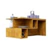 Hexa Engineered Wood Coffee Table With Storage In Giant Wood