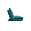 Merol 3 Seater Sofa Cum Bed In Tourquise Color