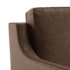 Abbey Sectional Sofa (Colour : Mocha, Cushion : Soft, Seater : Left Aligned 3 Seater + Left Aligned Chaise)