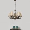Devansh Gold Wall Mounted Lamp With Black Cotton Shade