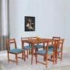 lyvia solid wood 6 seater Dining table in Provincial Teak