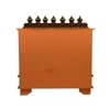 D'Dass Dark Polish Sheesham and Mdf  Wall Hanging Wooden Temple For Pooja