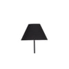Quinn Black Cotton shade with Iron floor lamp