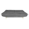 Merol 3 Seater Fold Out Sofa cum Bed  in Grey Colour