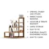 Hexa Engineered Wood Bookshelf Multipurpose Storage Rack in Giant Wood Colour