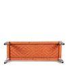 Hamilton Sheesham Wood Vintage 3+1+1 Seater Maachi Bench Set With 2 Stools In Orange Rope Canning