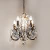 Fabia 3 Light Metal Chandelier