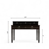 Augusta Sheesham Wood Study Computer Table In Dark Walnut Finish