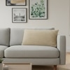 Anna Khaki Decorative Cushion Cover 12X20 Inches