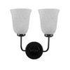 Devansh Metal Electric Wall Light in black Colour with White Shade Count of 2 Lights