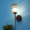 Eliante Modern Wall Lights Mild Steel, Glass & Glass Material Antique,Brown & Golden Finish