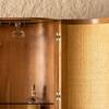 Andaman Jolly Buoy Solid Wood Bar Unit in Brown Colour