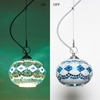 Gosse mosaic glass hanging light