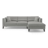 Lewis Sectional Sofa (Colour : Vapour Grey, Cushion : Hard, Seater : Right Aligned 3 Seater + Right Aligned Chaise)