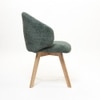 Tezzo Fabric Dining Chair in Green Colour