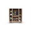 Andrie Engineered Wood 4 Door Cupboard with Mirror